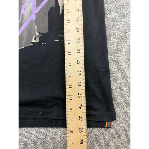 Paul Smith Escape Print Tee Shirt Men's S Black Crewneck Palm Tree Girl Graphic - Picture 7 of 8